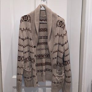 M Urban Outfitters Patterned Cardigan Sweater